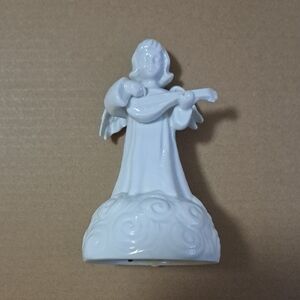 RECO 1989 Angel Figurine with Mandolin - HARMONY- Exclusive Edition Music Box